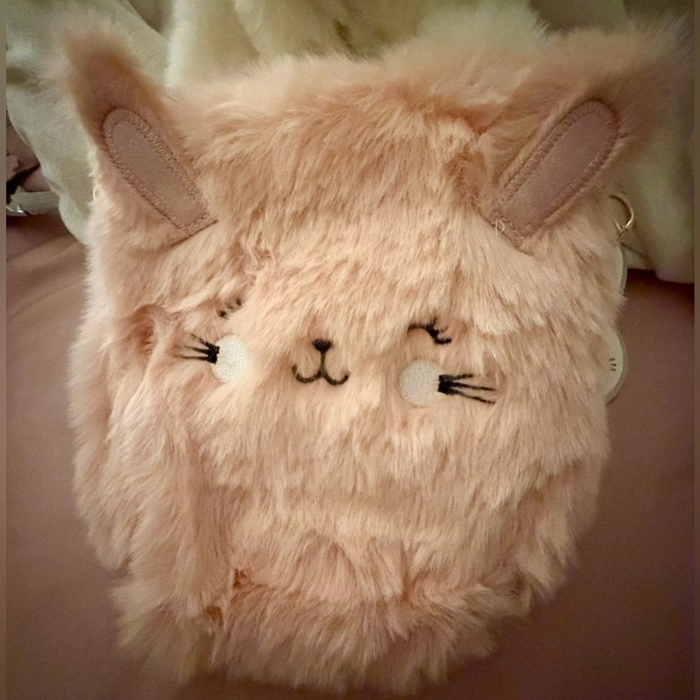 NWT Danbar Plush Bunny Bag